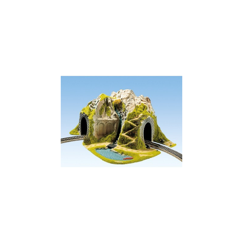 Tunnel d'angle 1 voie 41*37 cm H0